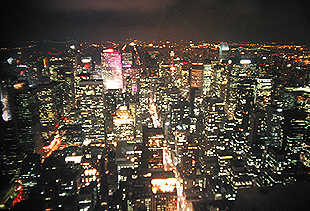 Manhattan bei Nacht